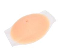 Naroote Faux Ventre de Grossesse en Silicone Lisse avec Bretelles Réglables, Robuste et Facile à Utiliser, 10,2 X 13,8 X 2,0 Pouces, pour Vêtements de maternité (Mois)