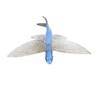 Naroote Figurine de Jouet éducatif Modèle de Poisson D'océan pour Enfants, Figurine de Poisson Volant en Plastique de qualité Supérieure, Modèle Animal Miniature pour Décoration de Chambre d'enfant