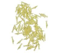 Naroote Fil d'aiguille à Coudre, Fil Brut Universel de la Bouche du Poisson Compatible 100 Pièces au Point de Croix (YELLOW)