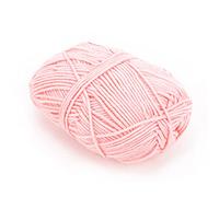 Naroote Fil de Coton Crochet, Coton Doux Durable pour Enfants (PINK) | Résistance, doux pour la peau, parfait pour tricoter des bonnets, couleurs vives