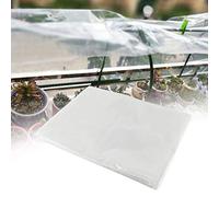Naroote Film de Serre Transparent Anti-poussière pour la Culture de Semis, Installation Facile, Technologie 6S, Film Transparent Anti-Goutte pour Protection Contre Le Froid, Feuille de 150 Microns -