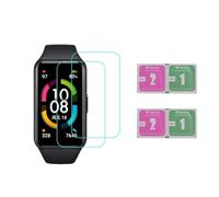 Naroote Film Protecteur D'écran Souple Transparent de Remplacement pour Band 6, Couverture Anti-rayures Ultra-mince pour Montre Intelligente, 2 Paquets pour une Installation Facile et une (2 pièces)