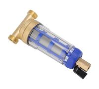 Naroote Filtre à Eau à Sédiments de Filtration de Haute Précision pour Toute la Maison, pour L'amélioration de L', Préfiltre Sédiments Tête en Cuivre pour le Nettoyage Domestique, Scène Applicable: