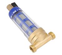 Naroote Filtre à Eau à Sédiments Rotatif, Anti-dézincification, Tête en Cuivre raffiné pour la Protection de Toute la Maison, Système D'approvisionnement en Eau Domestique