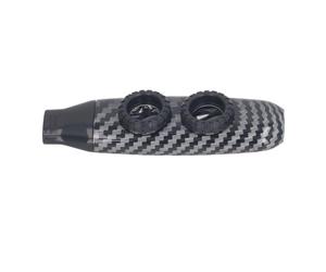 Naroote Flûte Kazoo à Double Trou avec Diaphragme Réglable pour Guitares et Violons, Instrument de Flûte Kazoo de Conception Ergonomique pour les Aventures en Plein Air, Plastique ABS et Silicone