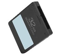 Naroote FMCB 32M Économiseur de Données de Jeu de Carte Mémoire pour Console, Performances Stables, Extension de la Mémoire de L'appareil pour les JoueursMatériau : Plastique, Couleur : Noir (32M