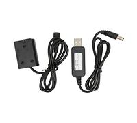 Naroote FW50 DC Coupleur Décodage Complet Batterie Factice avec Adaptateur USB pour A7R A7 A7S A7S II Noir 1 Unité