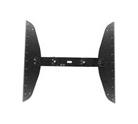Naroote Gabarit de Jauge de Marches D'escalier, Outil de Mesure Réglable et Durable pour les Contremarches et les étagères en Alliage D'aluminium 11-60 Pouces (BLACK)