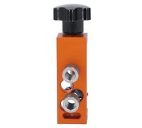 Naroote Gabarit de Perçage pour Profilés en Aluminium avec Foret étagé à Fraiser M6, Gabarit de Perçage et de Poinçonnage pour Profilés des Séries 20, 30 et 40, Construction de Cadres
