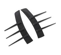 Naroote Garnison Latéral de l'amortisseur Respirant, Installation Protection Adhésive Anti-Collision de la Garnison Latérale du Spoiler Respirant à W117 (Style Fibre de Carbone)