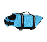 Naroote Gilet de Sauvetage pour Animaux de Compagnie, Sac d'école avec Boucle, Bande Réfléchissante, Gilet de Sauvetage pour Chien, pour la Navigation de Plage (M)