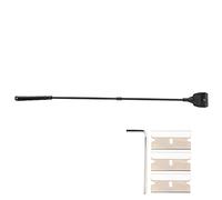 Naroote Grattoir à Algues pour Aquarium, Nettoyeur Efficace à Long Manche pour Verre D'aquarium, Remplacement Facile de la Lame, adapté à Les Types D'algues, Matériau Plastique Durable pour Les