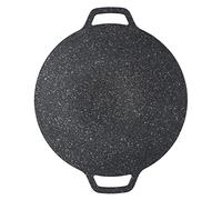 Naroote Grill de Barbecue, Résistant à l'humidité, Réutilisable, Antiadhésif, Poignée Confortable, Facile à Nettoyer pour le Camping (38 cm)