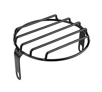 Naroote Grille de Phare de Moto, Couverture Rétro Durable Adaptée pour une Meilleure Vision et Réflexions, Masque Rond Noir de 7,09" pour Phare de 7,09", Installation Facile, Adaptée aux Motos