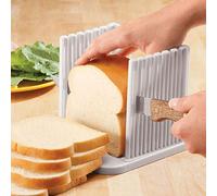 Naroote Guide de Tranchage de Pain, Coupe-Pain pour Pain Fait Maison, Outils de Cuisson de Cuisine Pliables, Guide de Réglable, Machine à Pain pour Trancher le Pain de Cuisine