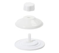 Naroote Hamac pour Chat avec Ventouse, Technologie de Vide Stable et Fiable pour Perchoir de Fenêtre en Plastique Blanc de 8,5 Cm de Diamètre pour Amis à Fourrure