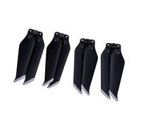 Naroote Hélices à Réduction de Bruit à Dégagement Rapide pour 2 Pro/Zoom, Légères et Rigides, Prolongent Le Temps de Vol, 2 Paires pour Les Amateurs D'UAV, Matériel PC (Ensemble Paires Bord Gris)