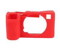 Naroote Housse de Caméra en Silicone Souple pour A7CII A7CR, avec Absorption des Chocs, Conception Antidérapante pour Les Photographes (Rouge)