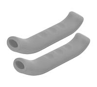 Naroote Housse de Protection de Cyclisme, Manchon de Levier de Poignée de Frein étanche, Protecteur de Frein de Vélo Antidérapant, Connexion Confortable, pour Divers Vélos, 2 Housses (GREY)