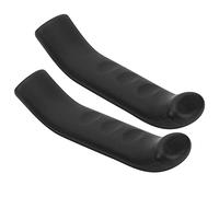 Naroote Housse de Protection de Cyclisme, Manchon de Levier de Poignée de Frein étanche, Protecteur de Frein de Vélo Antidérapant, Connexion Confortable, pour Divers Vélos, 2 Housses (BLACK)
