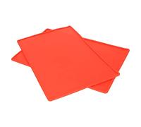 Naroote Housse de Protection en Silicone, étui de Protection 2 Pièces, Conception Mince, Multifonctionnelle, Résistante aux Rayures, Version Numérique, étanche pour Console (rouge)