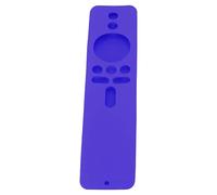 Naroote Housse en Silicone pour TV Stick 4K, étui Léger et Lavable pour Télécommande avec Lanière pour Animaux de Compagnie (Ensemble Violet)