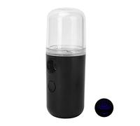 Naroote Humidificateur Hydratant Portatif Rechargeable de Pulvérisateur de Brume de Visage pour le Voyage Matériel : ABS Couleur : Blanc 1 X Câble USB (BLACK)