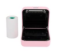Naroote Imprimante Thermique Portable, Imprimante Photo 384 Points 58 Mm, Résolution 203 Dpi pour / /iOS (Pink)
