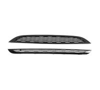 Naroote Insertion du Coussin Avant Mesh Garrison, Insert Avant Supérieur Inférieur de la Grille Grillagée 51137133847 pour R50 R53 R52 (noir brillant)