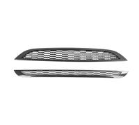 Naroote Insertion du Coussin Avant Mesh Garrison, Insert Avant Supérieur Inférieur de la Grille Grillagée 51137133847 pour R50 R53 R52 (style fibre de carbone)
