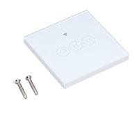 Naroote Interrupteur de Rideau Intelligent, Famille de Commutation de Rideau avec une Fiche EU sans Fil de 30 M 90-250 V pour la Maison (WHITE)