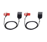 Naroote Interrupteur de sécurité pour Tapis Roulant, Aimant Circulaire Durable, clé D'arrêt D'urgence pour les Amateurs de Course à Pied, Rouge, 2 Pièces