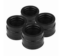 Naroote Jeu D'adaptateurs D'interface de Carburateur 4 Pièces en Plastique Durable de Haute qualité adapté pour CB650 RC03/05 79-82 1,9 Pouces Noir