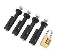 Naroote Jeu de Broches de Montage pour Planche de Traction avec Verrou Antivol pour MaxTrax MKII LITE et adapté aux Mini Planches, Haute sécurité pour les Amateurs de Tout-terrain