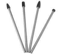 Naroote Jeu de Fraises à Double Coupe, Limes Rotatives en Carbure cémenté, Outil de Travail des Métaux à Tige de 6mm, Fraises 4 Pièces pour Couper la Fonte