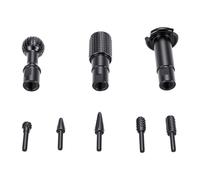 Naroote Jeu de Gouges de Meuleuse à Bois pour Outils électriques | Comprend des disques filetés de 5/8\", un changement rapide hexagonal de 1/4\", de l\'acier au carbone durable, efficace