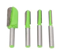Naroote Jeu de Mèches de Toupie, 4 Pièces de Fraises à Tige de 8 Mm, Fraise à Nez Rond pour Sculpture sur Bois, Idéale pour le Liège en Bois Dur MDF
