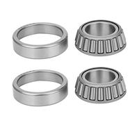 Naroote Jeu de Roulements à Rouleaux Coniques Rotation à Grande Vitesse Durable pour Engrenages Automobiles 32005 (2007105E) pour Machines-outils équipement en Acier 4 Pièces