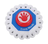 Naroote Jeu de société Alphabet, Press and Play, Jouet d'apprentissage de la Reconnaissance des Mots en Famille, Jeu de Tuiles Colorées avec Tapis en Silicone, Idéal pour Les Enfants de 3 Ans et