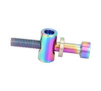 Naroote Jeu de Vis de Tige de Selle de Vélo Anticorrosion, Précision CNC M5x30/35/40mm pour Remplacement de Bricolage (M5x35)