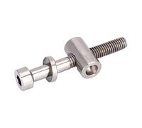 Naroote Jeu de Vis de Tige de Selle de Vélo Anticorrosion, Précision CNC M5x30/35/40mm pour Remplacement de Bricolage (M5x40)