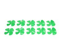 Naroote Jeu D'hélices à 4 Pales de 60 Mm avec 10 Unités, Accessoire en Plastique Durable pour Jouets de Bricolage et Bateaux Télécommandés (Green)