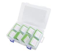 Naroote Jointure du Couvercle de Retour du Sol, Outil de Réparation étanche, Joint Résistant à la Chaleur, 49 Pièces d'entretien (rouge)