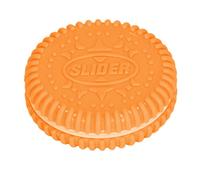 Naroote Jouet Anti-Stress à Curseur Magnétique à Faible Bruit, Cadeau Parfait pour l'anxiété, Le TDAH, l'Autisme, Utilisation au Bureau en Forme de Biscuits Gris 1,5 X 1,5 X 0,47 Pouces (Orange)