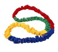 Naroote Jouet de Corde à élasticité Colorée pour Le Plaisir en Plein Air, Jeu de Course Circulaire avec Sangle en Caoutchouc pour Enfants de 3 Ans et Plus, Parfait pour 4 Enfants, Matériau Hautement