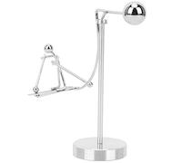 Naroote Jouet éducatif Newtons Cradle avec Un Design élégant pour la Décoration du Bureau à Domicile en Métal (Petit Prince du Ski)