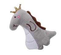 Naroote Jouet en Peluche de Dentition à l'herbe à Chat pour Chat, Jouets à Mâcher Durables pour, de Morsure d'herbe à pour Déclencher Les Instincts de Chasse, à Mâcher pour Anxieux (Dinosaure Gris)