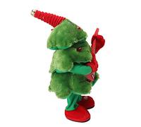 Naroote Jouet en Peluche électrique pour Arbre de Noël, Jouet Doux Mignon Dansant et Chantant pour Enfants 20x18x41cm (Arbre de Noël de Guitare)