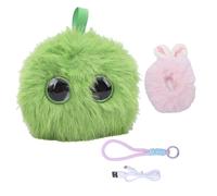 Naroote Jouet en Peluche Intelligent AI, Chien Robot Interactif avec Interaction Vocale en Temps Réel, Dialogue Multilingue, Reconnaissance des émotions, Clonage Vocal, pour Enfants de (Vert (samedi))