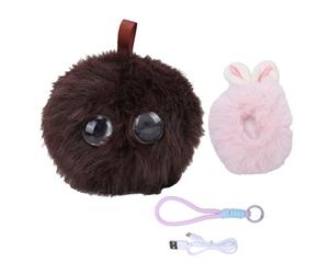 Naroote Jouet en Peluche Intelligent AI, Chien Robot Interactif avec Interaction Vocale en Temps Réel, Dialogue Multilingue, Reconnaissance des émotions, Clonage Vocal, pour Enfants de (Marron